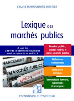 Couverture de l’ouvrage Lexique des marchés publics - Marchés publics, accords-cadres et autres contrats publics