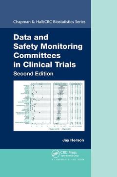 Couverture de l’ouvrage Data and Safety Monitoring Committees in Clinical Trials