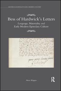 Couverture de l’ouvrage Bess of Hardwick’s Letters