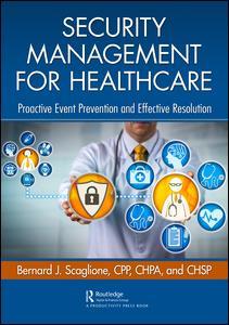 Couverture de l’ouvrage Security Management for Healthcare