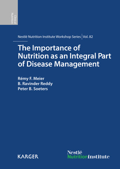 Couverture de l’ouvrage The Importance of Nutrition as an Integral Part of Disease Management