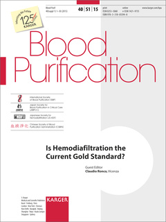 Couverture de l’ouvrage Is Hemodiafiltration the Current Gold Standard?