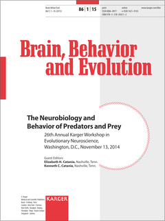 Couverture de l’ouvrage The Neurobiology and Behavior of Predators and Prey