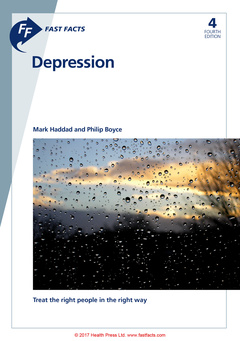 Couverture de l’ouvrage Fast Facts: Depression