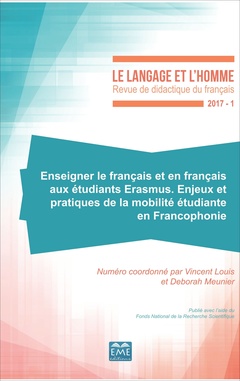 Couverture de l’ouvrage Enseigner le français et en français aux étudiants Erasmus