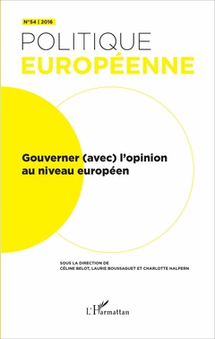 Couverture de l’ouvrage Gouverner (avec) l'opinion au niveau européen
