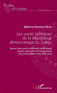 Couverture de l’ouvrage Les partis politiques de la République démocratique du Congo