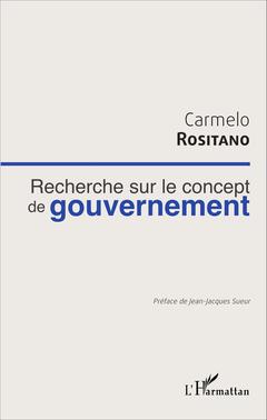 Couverture de l’ouvrage Recherche sur le concept de gouvernement