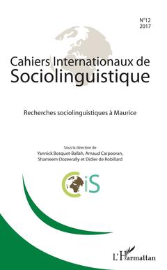 Couverture de l’ouvrage Recherches sociolinguistiques à Maurice