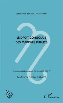 Couverture de l’ouvrage Le droit congolais des marchés publics