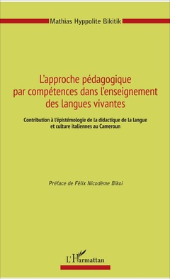 Couverture de l’ouvrage L'approche pédagogique par compétences dans l'enseignement des langues vivantes