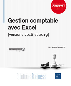 Couverture de l’ouvrage Gestion comptable avec Excel - (versions 2016 et 2019)