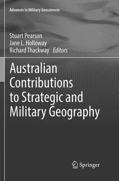 Couverture de l’ouvrage Australian Contributions to Strategic and Military Geography