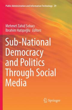 Couverture de l’ouvrage Sub-National Democracy and Politics Through Social Media