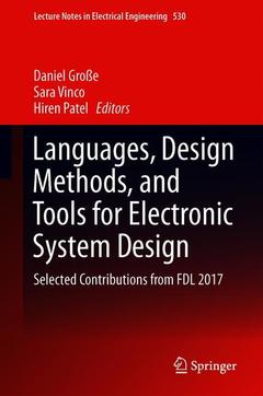 Couverture de l’ouvrage Languages, Design Methods, and Tools for Electronic System Design