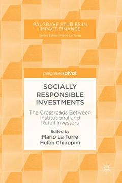 Couverture de l’ouvrage Socially Responsible Investments