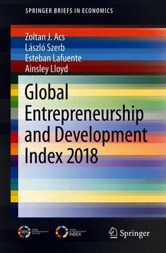 Couverture de l’ouvrage Global Entrepreneurship and Development Index 2018