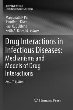 Couverture de l’ouvrage Drug Interactions in Infectious Diseases: Mechanisms and Models of Drug Interactions