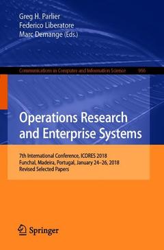 Couverture de l’ouvrage Operations Research and Enterprise Systems