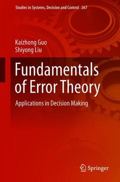 Couverture de l’ouvrage Fundamentals of Error Theory