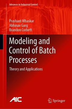 Couverture de l’ouvrage Modeling and Control of Batch Processes