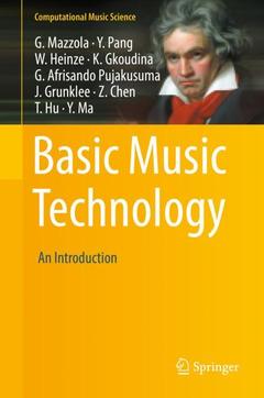 Couverture de l’ouvrage Basic Music Technology
