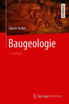 Couverture de l’ouvrage Baugeologie