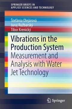 Couverture de l’ouvrage Vibrations in the Production System