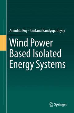 Couverture de l’ouvrage Wind Power Based Isolated Energy Systems