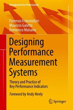 Couverture de l’ouvrage Designing Performance Measurement Systems