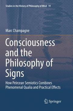 Couverture de l’ouvrage Consciousness and the Philosophy of Signs