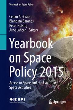 Couverture de l’ouvrage Yearbook on Space Policy 2015