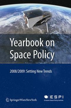 Couverture de l’ouvrage Yearbook on Space Policy 2008/2009
