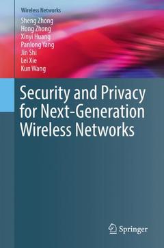 Cover of the book Security and Privacy for Next-Generation Wireless Networks