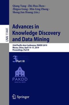 Couverture de l’ouvrage Advances in Knowledge Discovery and Data Mining