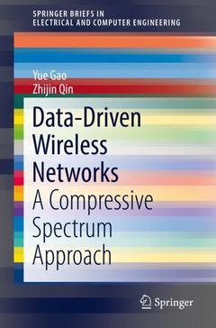 Couverture de l’ouvrage Data-Driven Wireless Networks