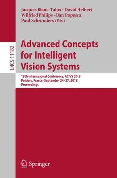 Couverture de l’ouvrage Advanced Concepts for Intelligent Vision Systems