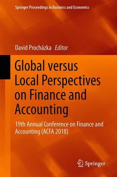 Couverture de l’ouvrage Global Versus Local Perspectives on Finance and Accounting