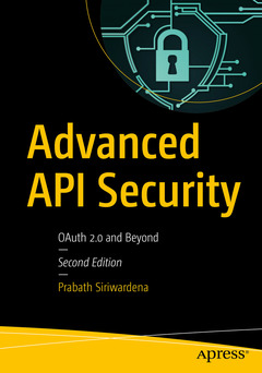 Couverture de l’ouvrage Advanced API Security