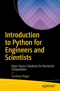 Couverture de l’ouvrage Introduction to Python for Engineers and Scientists
