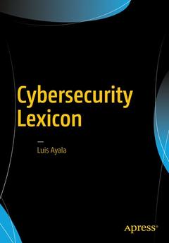 Cover of the book Cybersecurity Lexicon