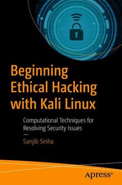 Couverture de l’ouvrage Beginning Ethical Hacking with Kali Linux