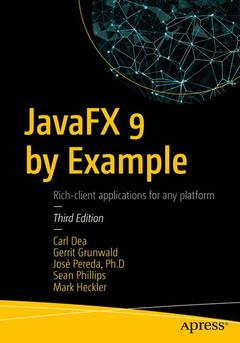 Couverture de l’ouvrage JavaFX 9 by Example