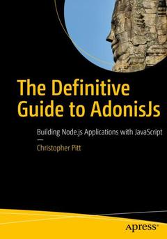 Cover of the book The Definitive Guide to AdonisJs