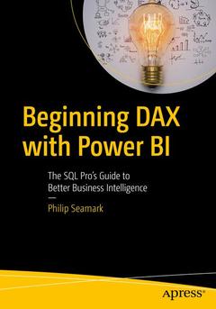 Couverture de l’ouvrage Beginning DAX with Power BI