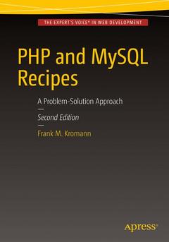 Couverture de l’ouvrage PHP and MySQL Recipes