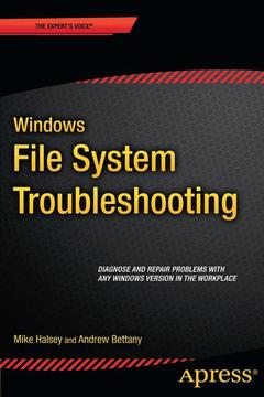 Cover of the book Windows File System Troubleshooting