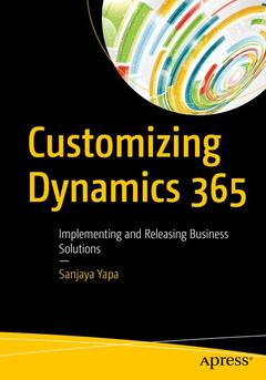 Couverture de l’ouvrage Customizing Dynamics 365