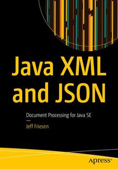 Couverture de l’ouvrage Java XML and JSON
