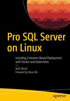 Couverture de l’ouvrage Pro SQL Server on Linux